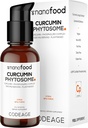 Kodeage Liposomal Curcumin Phytosome Liquid Supplement, Gurkemeje Vegan Liquid Drops, Plant- baseret Curcuma Long- Dropper, Curcumina, Solsikke Phospholipid, Sukkerfri, Citrus Flavor, 2 fl oz