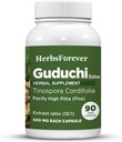 HerbseveryGuduchi Sat Kapsler Tinospora Cordifolia Support fordøjelsesbalance Vata og Pitta 90 Vege Kapsler 800 Mg Hver