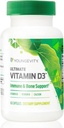 Yngre Ultimate Vitamin D3 5000 IE med K2 - Højpotens Vitamin D3, Vitamin K2, og Calcium supplement til immunforsvar, Knogletæthed, og hjerte sundhed - 60 kapsler