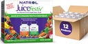 Natrol JuiceFetiv Pack, Daily Fruit and Veggie Capsules, Kosttilskud Understøtter Balanceret Nutrition, 120 Greve (Pack af 12)