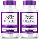 (2 Pack) Ultra Flex kapsler, Advanced Joint Support, Ultra Flex Natural Joint Health Formel, Max Strength Pills for Joint Wellness and Mobility, UltraFlex Vitamin Anmeldelser (120 Kapsler)