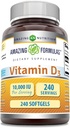Amazing Formulas Vitamin D3 (Cholecalciferol) Supplement: 124; 10.000 IE