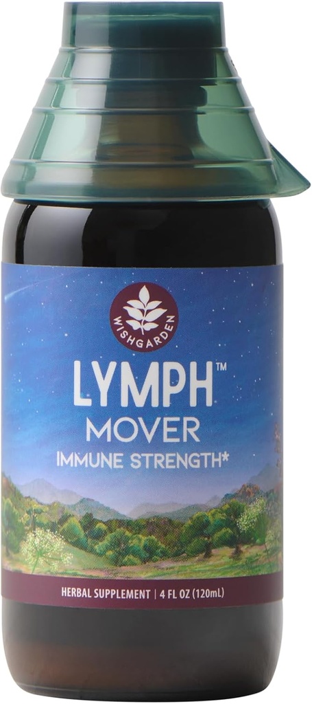 WishGarden Urter Lymph Mover immunstyrke - Natural Herbal Lymporative Drainage og Lymporative Cleanse supplement med Echinacea for immunforsvar, Understøtter sund Lymporative System funktion, 4oz