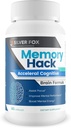 Memory Hack - Acceral Cognitive Brain Formel - Support Mental Endurance og Fokus - med Taurine & andre kraftfulde naturlige ingredienser - Nootrop Brain Booster