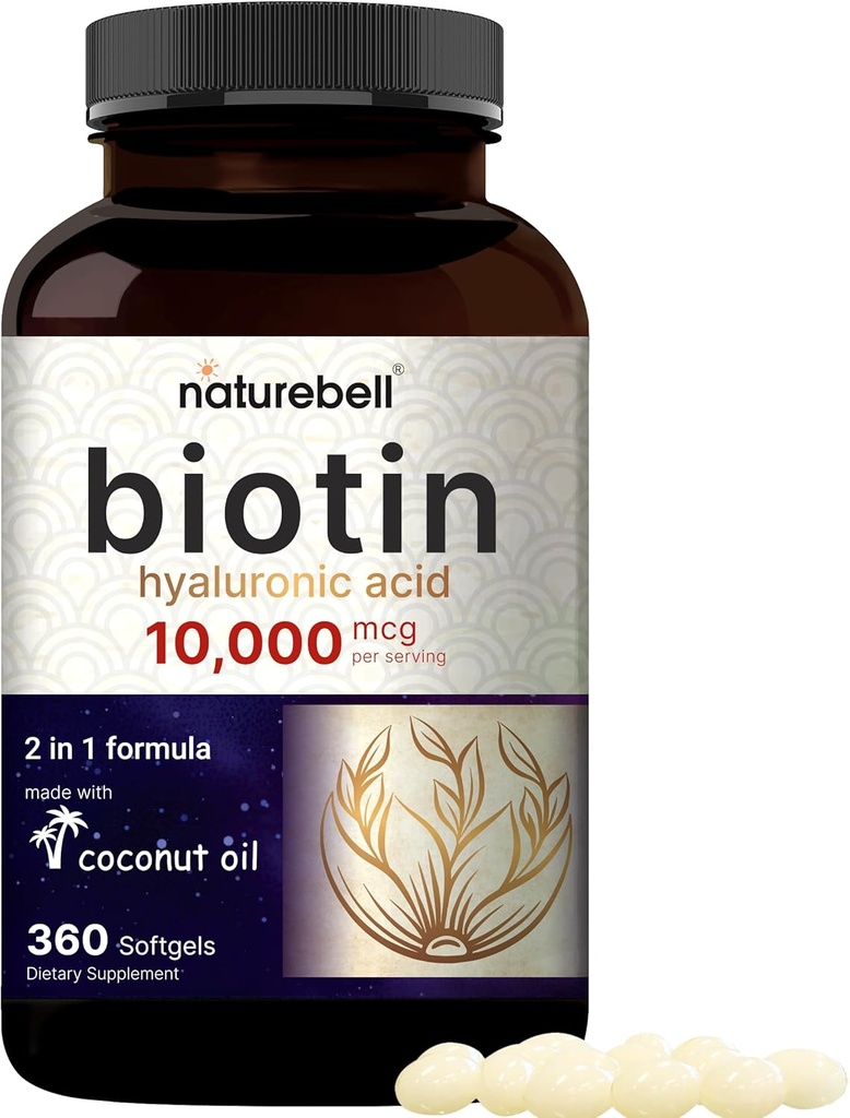 Biotin 10000mcg + Hyaluronsyre 25mg