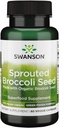 Swanson Made with Organic Sprued Broccoli Seed 400 Milligram 60 Veg Kapsler