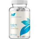CoQ10 200mg med BioPerine - Forbedret Absorption Coenzym Q10 200mg Potent Antioxidant til Heart Energy og Aging Support - Høj Stabilitet CoQ10 Ubiquinone Caps - Lavet i en cGMP US Lab (200 Servere)