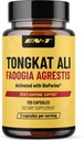 EN-1 Tongkat Ali for Mænd (Longjack) Fadogia Agrestis og Tongkat Ali Supplement 1205mg per servering med BioPerine, Tongat- ali for Mænd - 120 Kapsler Tonkat- Ali Long Jack