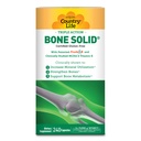 Country Life Bone Solid - Bone Health Supplement med mikrokrystallinsk Hydroxyapatit (MCHA), Calcium, Magnesium, Zink, Vitaminer K2 & D3 for Forbedret Knoglestyrke & Metabolisme - 240 kapsler