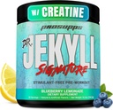 PROSUPPS Dr. Jekyll Signature Pre Workout Powder with Creatine - Stim-Free Preworkout Supports Focus & Endurance - Caffeine-Free Gym & Fitness Supplements (Blueberry Lemonade, 30 Servings)