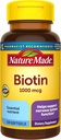Nature Made Biotin 1000 mcg, Kosttilskud understøtter sundt hår & hud, 120 bløddele, 120 dages forsyning