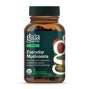 Gaia Herbs Immunsvamp Blend - immunsupportsvamp supplement til år- runde sundhed * - med Reishi, Cordyceps, Tyrkiet Hale, Shiitake, og Chaga Mushrooms - 40 Veganske kapsler (40-dages forsyning)