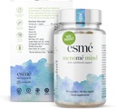 esmé menomé Mind - Daglig ernæringsmæssig support før, under og efter overgangsalderen - To måneders levering af 60 kapsler, Contain ashwagandha og Gingko biloba