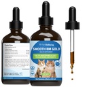 Pet Wellbeing Glat BM Guld til hund & katte - Forstoppelse Relief & Afføring blødgøringsmiddel, Understøtter sunde tarmbevægelser - Natural Herbal Supplement 4 oz (118 ml)