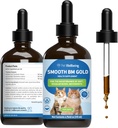 Pet Wellbeing Glat BM Guld til hund & katte - Forstoppelse Relief & Afføring blødgøringsmiddel, Understøtter sunde tarmbevægelser - Natural Herbal Supplement 4 oz (118 ml)