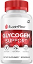Super Flow kapsler - SuperFlow Advanced Supplement, Alle naturlige formel til at opretholde sunde niveauer, maksimal styrke Daglig formel, Super Flow kapsler Anmeldelser (1 pakke - 60 kapsler)
