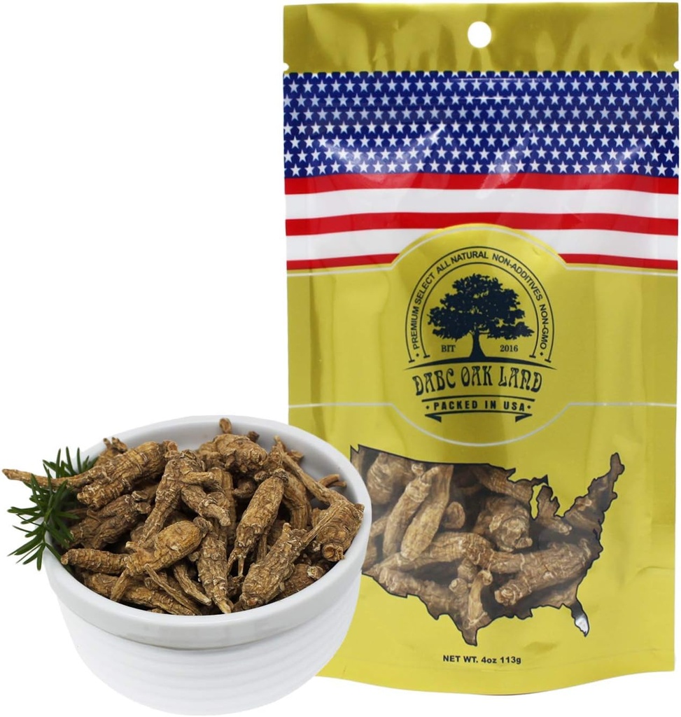 DOL Hand- Udvalgte Amerikanske Wisconsin Opdrættet Ginseng Root Removal 124; Long Small Ginseng 124; Long Small