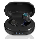 Høreapparater til seniorer Høretab, genopladelig høreapparat med støjaflysning, høreforstærkere med oval opladning, sort