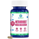 BioTrust Metaboost vægttab supplement - Appetite Suppressant Mezzogiorno 124; Calorie Fat Burner Mezzogiorno 124; Metabolisme Booster - Clinically- Studied Diet Pills med Berberine for Holistisk WeightLoss Support - 60 kapsler