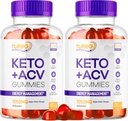 (2 Pack) Turbo Ripped Keto Vægttab ACV Gummies, Turbo Ripped Keto ACV Gummies, Turbo Ripped Gummies, TurboRipped Keto ACV Apple Cider Vinciture Advanced Multivitamin Sund s Gummys, 2 Måneder