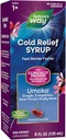 Nature's Way Cold Relief Syrup, Umcka, Shortens Duration & Reduces Severity, Multi-Symptom Cold Relief, Homeopathic, Phenylephrine Free, Non-Drowsy, Cherry Flavored, 4 Fl Oz (Packaging May Vary)