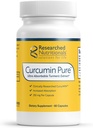 Forsøget næringsmidler Curcumin Pure - Klinisk researched Curcumin Extract, 46x Mere Absorberbar end traditionel gurkemeje Extract (60 Vegansk gurkemeje Kapsler)