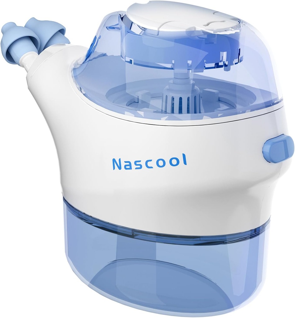 Nasal kunstvanding System med 50 salt pakker, Electric Neti Pot Næse Cleaner Sinus Rinse Machine til Sinus Relief Nasal Congestion Runny Nose