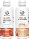 MaryRuth Organics Mushroom Liposomals: Kalkun Tail (Chocolate Fudge) & Cordyceps (Maple Spice)
