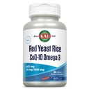 KAL Rød Gær Rice COQ10 Omega 3, 60 Greve