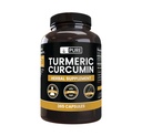 PURE ORIGINAL INGREDIENSER Gurkemeje (365 kapsler) Ingen Magnesium eller ris fyldstoffer, Altid ren, Lab Verified