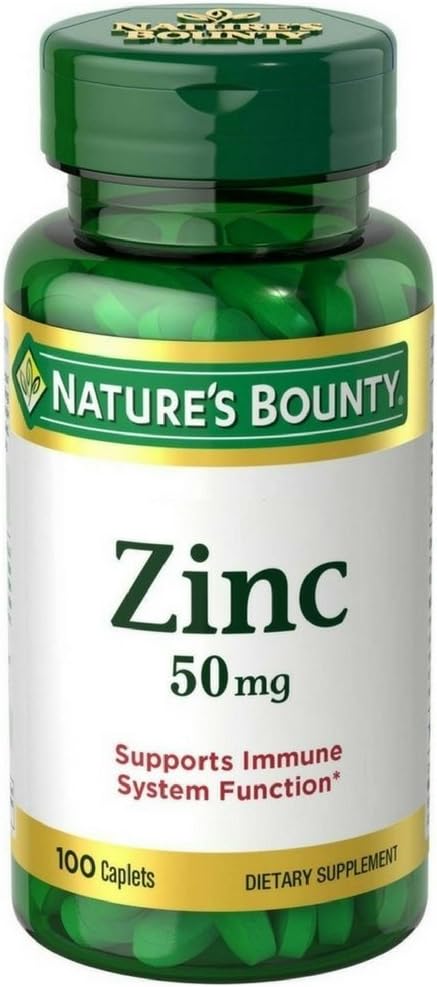 Nature 's Bounty Zink 50 mg Kapsler 100 ea