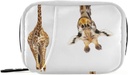 Funny Giraf Pill Box 7 Dag Pill sag Rejse Pill Organizer Bag med lynlås Portable ugentlige sag Kompakt størrelse for vitamin supplement Holder