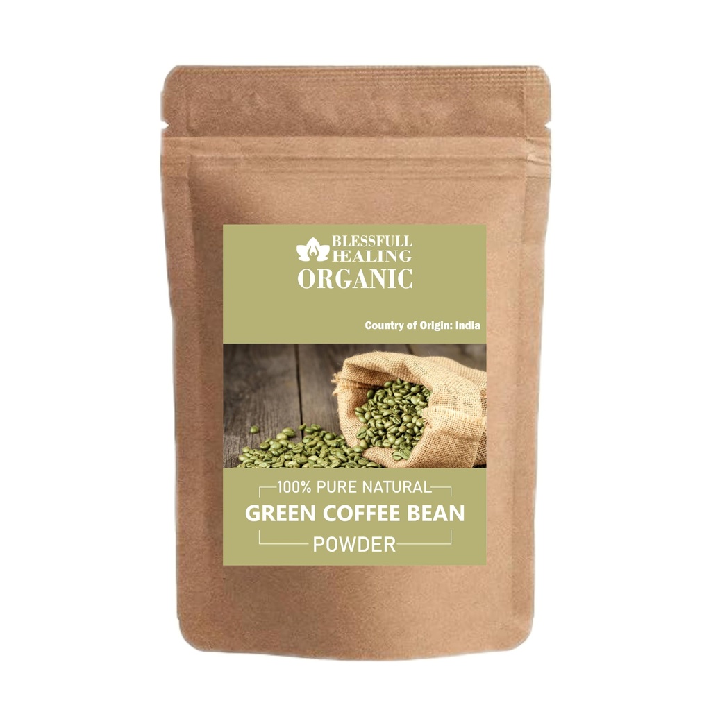 Organic Green Coffee Bean Powder 100% Pure Natural 100 Gram / 3,52 oz