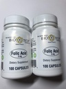 Folinsyre 5mg - BioTech Pharmacal - 100 kapsler - Pakning med 2 stk.