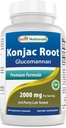 Bedste Naturals Konjac Root 2000mg, 180 Greve