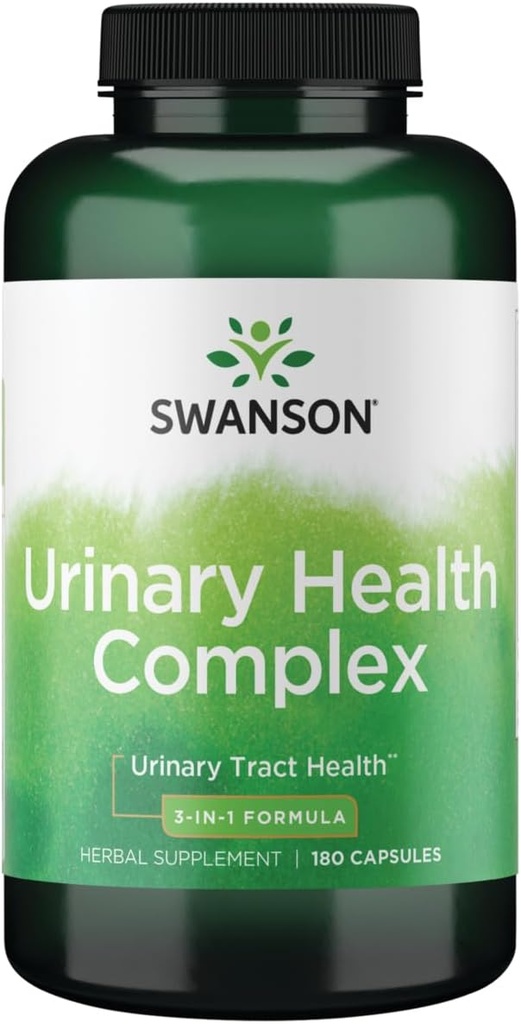Swanson Urinary Health Complex Triple Herbal Beskyttelse Urinary Bstige Health Support 180 Kapsler