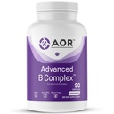 AOR, Advanced B Complex, Multivitamin Support for Energy, Stress og Metabolisme, Kosttilskud, 90 Kapsler (90 Servere)