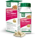 Bell EZ 7 Day Joint Support ™ -Fast- Action- Action- Once- Daily Joint Health Supplement - Hjælper Relieve Knee Pain, Hævelse & Understøtter Muscle Recovery - Vegan - 30 kapsler