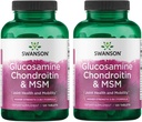 Swanson Glucosamin Chondroitin & Msm 500 / 400 / 200 Milligram 120 Tabs (2 Pack)
