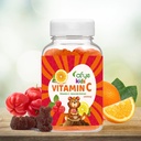 Kids C-vitamin - immunsystem Booster Gummies med Bear Shaped - immunsystem support vitaminer supplement til voksne & børn - C-vitamin & Acerola ekstrakt, 60 greve (pakke med 1)