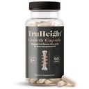 Truhigh Growth Capsules - Natural Growth & Development Supplement for Kids & Teens - Udtalelse af Pediatricians - Vitamin D, K, Calcium & Ashwagandha - Knoglestyrke - Kids Vitamin D3 K2, alder 5 +