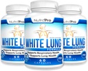 NutraPro White Lung Lung Cleanse & Detox. Støt Lung Health. Understøtter respiratorisk sundhed. 60 Capsule - Made in GMP Certified Facility.
