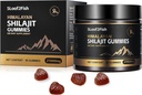 Organic Shilajit Gummies, Pure Himalayan Shilajit Gummies for Men Supplement, Gold Shilajit Gummies for Women Buddy Natural 85 + Trace Minerals, Ashwagandha, Black Seed Oil Extract, 90 Gummies
