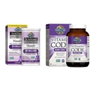 Livets have Dr. Formuleret Probiotika Mood + Acidophilus Probiotisk supplement & Zink Kosttilskud 30mg Høj Potens Raw Zink og C-vitamin Multimineral Supplement