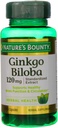 Nature 's Bounty Ginkgo Biloba 120 mg Dobbelt Styrke - 100 kapsler, pakke med 2