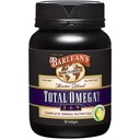 Barlean 's Total Omega 3 6 9 Softgels, Blended Fish Oil Supplement med Borage og Flaxseed Oil, 1.000 mg Omegas ALA, EPA, DHA og GLA for fælles support kosttilskud og hjerte sundhed, 90 Greve