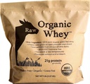 Rå Organic Whey Protein Powder, Græs Fed, Happy Sunde Køer, Ikke denatureret, Hormon Free, Non- GMO, Gluten Free, Unflavored, Usødet Protein, 5LB