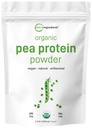Micro Ingredients Nordamerika Voksen, Organic Pea Protein Powder, 1KG (2,2 Pounds) Dex124; Plant- baserede Vegan Protein, Meatless Protein Supplement, Rich in forgrenet kæde Amino Acid Dex124; Non- GMO, Soy Free
