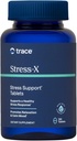 Trace Minerals Stress- X - Kosttilskud med kostfibre & trace mineraler - Magnesium supplement til søvn sundhed støtte - Formel med vitaminer A, B12, D & mere - 120 tabletter (30 Servere)