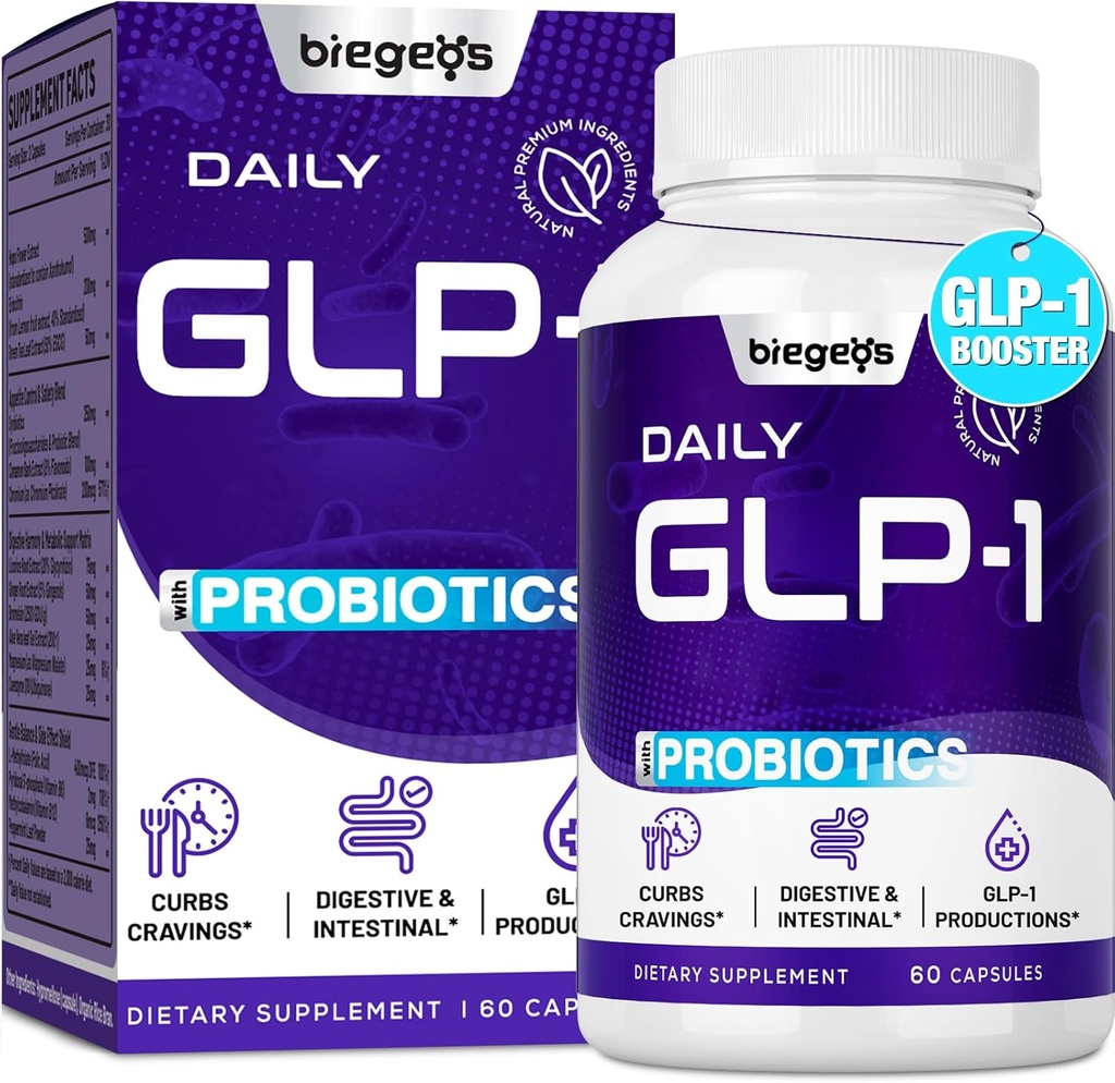 GLP-1 Supplement, GLP-1 Capsules, 60 Vegan Capsules